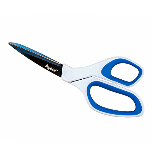  [AUSTRALIA] - Ayasa Heavy Duty Craft & Sewing Scissors, Sharp Nonstick All Purpose Shears for Crafting, Tailoring, Scrapbooking, Dressmaking, Crocheting, Quilting and More (5")