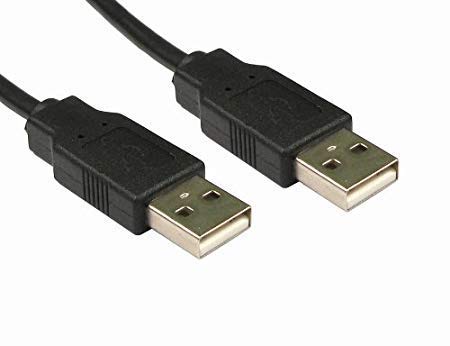  [AUSTRALIA] - High Speed USB 2.0 A Male - A Male Lead Cable Lead Plug to Plug Black by Master Cables®