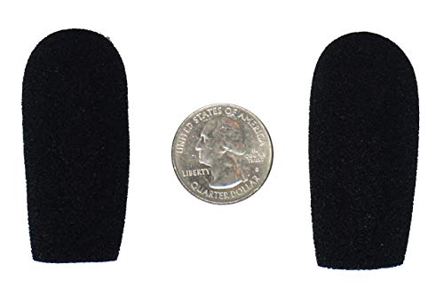  [AUSTRALIA] - Compete Audio CA945 foam microphone windscreens (microphone covers) (2-pack) for use mini-shotgun mics, larger headsets and desktop microphones