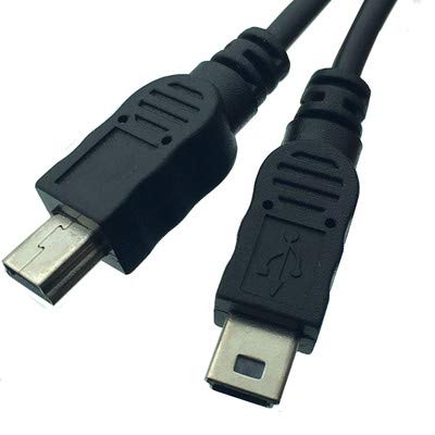  [AUSTRALIA] - Traodin Mini USB Splitter Cable, Mini USB 1 Female to 2 Mini USB Male Y Splitter Charging Cable for in Digital Products and Computer Peripherals 0.25m/10inch (1Pcs) (Mini F/2M) mini 1F/2M