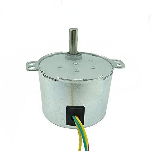  [AUSTRALIA] - Bringsmart 50KTYZ 110V 10rpm AC Synchronous Motor CW/CCW Gear Motor Low Noise Slow Speed Reducer Motor for Barbecue Motor