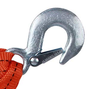  [AUSTRALIA] - JCHL Tow Strap with Hooks 2in X20Ft Recovery Strap 10,000LB Break Strengthened Towing Rope for Towing Vehicles in Roadside Emergency 2inX20Ft-10,000LB