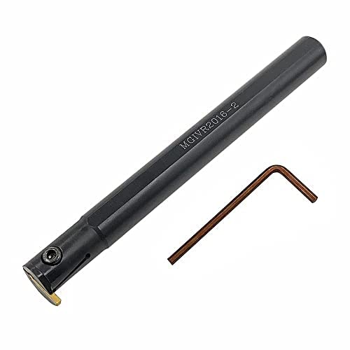  [AUSTRALIA] - GBJ MGIVR2016-2 with MGMN200-G 3020 Grooving Cut-Off Cutter Grooving Insert Boring Bar 16mm 5/8" Grooving Cut-Off Holder for MGMN200 Carbide Inserts Holder (MGIVR2016-2 + 10pcs MGMN200-G 3020) MGIVR2016-2 + 10pcs MGMN200-G 3020