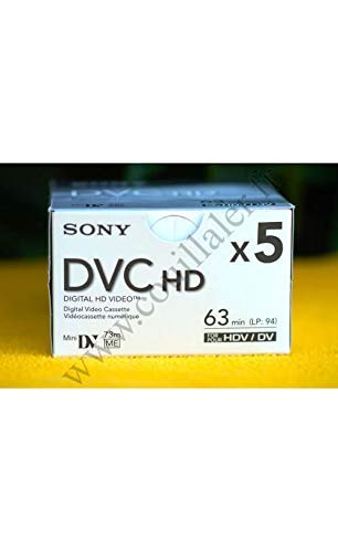  [AUSTRALIA] - Sony DVM63 HD DVC Mini Tape - 5 Pack