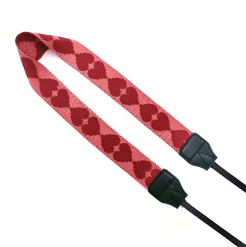  [AUSTRALIA] - Braided soft camera strap for all SLR cameras Neck and shoulder camera straps for digital cameras Red