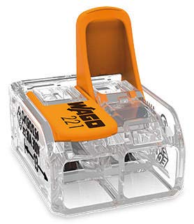  [AUSTRALIA] - Wago 221-612 LEVER-NUTS 10AWG 2 Conductor Compact Wire Connectors 10 PK Pack of 10