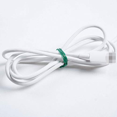  [AUSTRALIA] - 1 Roll 50m Twist Ties Green Multi-Function Sturdy Garden Plant Twist Tie with Cutter Best for Plants Support Garden Office and Home Cable Organizing (50m)