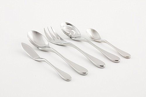  [AUSTRALIA] - Knork Original Serving Set, 8.5, Gloss Chrome Silver