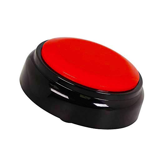  [AUSTRALIA] - Neutral Voice Recording Button Easy Button Record 30 Seconds Talking Message Funny Office Gift Battery Powered Recordable Sound Buttons