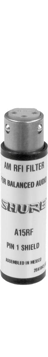  [AUSTRALIA] - Shure A15RF RF Filter, XLR In/Out, Passes Phantom Power