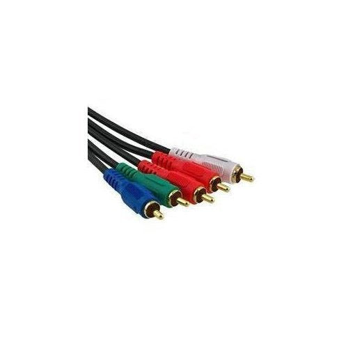 Cable Builders 6FT Component Video Cable with Audio RGB Red Green Blue White Red - LeoForward Australia
