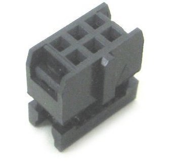  [AUSTRALIA] - Pc Accessories - Connectors Pro 25-Pack IDC 2X3 6 Pins Dual Row Sockets for Flat Ribbon Cable, 6P 2.54mm 0.1" FC Female Connectors for 0.05" Pitch Flat Ribbon Cable