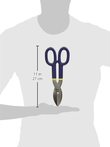  [AUSTRALIA] - IRWIN Tools Tinner's Snip, Flat Blade, 10-inch (22010)
