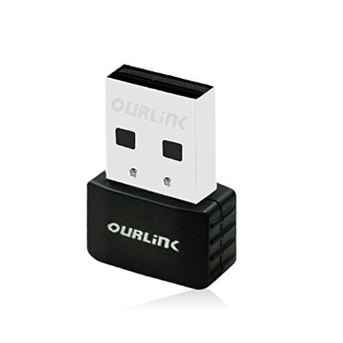 OURLiNK 600Mbps AC600 Dual Band USB WiFi Dongle & Wireless Network Adapter for Laptop/Desktop Computer - Backward Compatible with 802.11 a/b/g/n Products (2.4 GHz 150Mbps, 5GHz 433Mbps) - LeoForward Australia