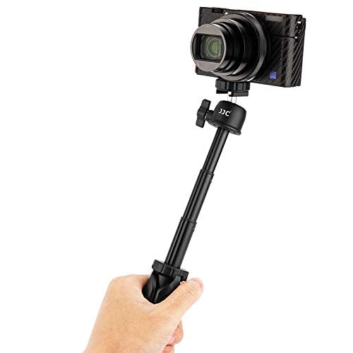  [AUSTRALIA] - Extendable Camera Mini Tripod,3 Sections 360°Pan and 90°Tilt Selfie Stick Tripod for Canon G7X Mark III G7X Mark II Sony ZV-1 RX100 VII RX VI Ricoh GR3 GR2 Olympus TG-6 TG-5 Fuji Fujifilm XF10 Single Tripod