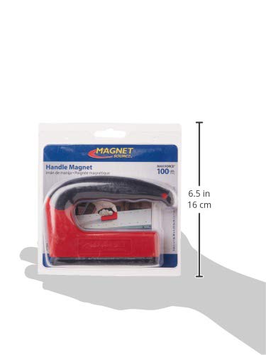 Master Magnetics Strong Magnet | Powerful Magnet with Ergonomic Handle | 100 lb Pull Force | 07501 - LeoForward Australia