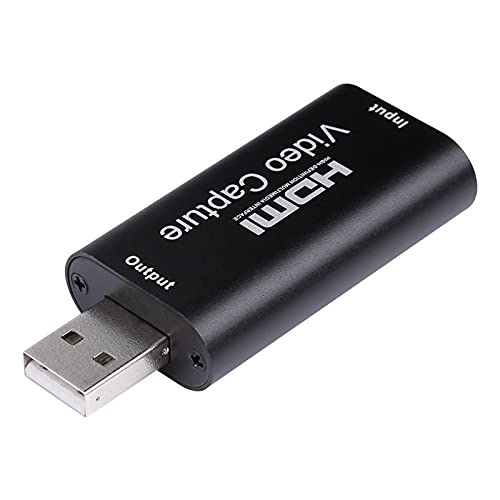  [AUSTRALIA] - HDMI Video Capture Card, 4K HDMI to USB Capture Card Full HD 1080P 30fps, Record via DSLR, Camcorder, Action Cam for Gaming, Streaming TV, Recorder Live Streaming Video for Windows Mac OS
