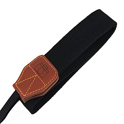  [AUSTRALIA] - Braided soft camera strap for all SLR cameras Neck and shoulder camera straps for digital cameras Black