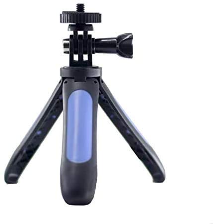  [AUSTRALIA] - Mojosktch Mini Tripod 3 in 1 Extension Pole Mini 360 Rotation Desktop Tabletop Stand and Selfie Stick Compatible with All GoPro Models, Insta360 ONE X, DJI and Other Action Cameras（Blue）