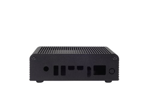  [AUSTRALIA] - Silverstone Tek Aluminum NUC Case with Top Cover Heat-Pipe, 1x HDMI Port and 2X Display Ports - Black PT14B-H1D2