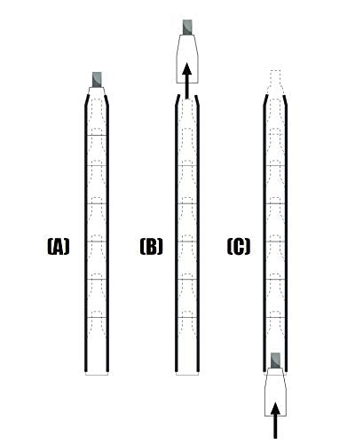  [AUSTRALIA] - Swanson Tool Co CP216 AlwaysSharp Refillable Mechanical Carpenter Pencil, Black Graphite Tips 2 pack pencils