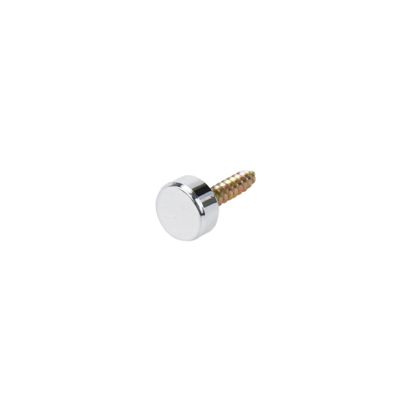  [AUSTRALIA] - Rannb 12mm/0.47" Dia Brass Smooth Surface Decorative Mirror Screws Cap Cover Nails Sign/Advertising Hardware - Pack of 20