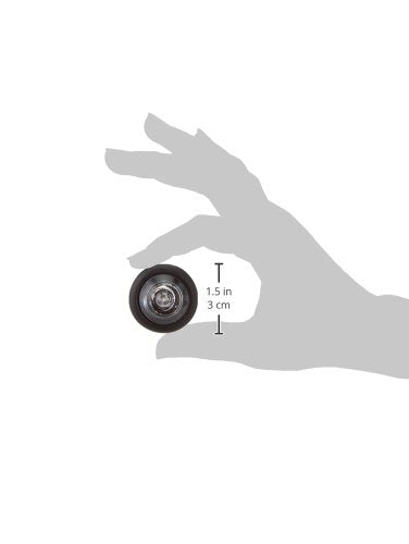  [AUSTRALIA] - Innovative Lighting LED Clear Lens Bulkhead Shortie Light with Black Grommet White LED Black Grommet