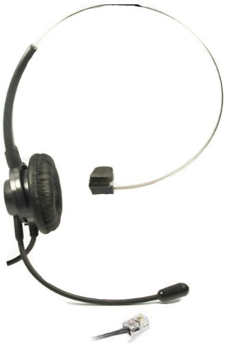  [AUSTRALIA] - Call Center Headset Headphones Ear Phone + Adjustable Volume + Mute Control for Polycom SoundPoint IP Phone Series, Models 300 301 430 500 501 550 600 601 650 IP Telephone