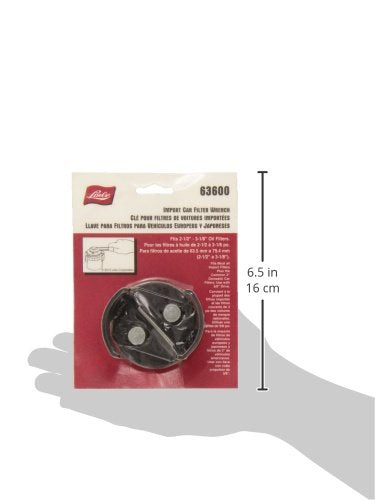  [AUSTRALIA] - Lisle 63600 Oil Filter Tool 2-1/2 - 3-1/8