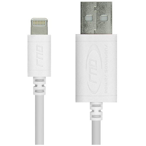  [AUSTRALIA] - RND Apple Certified Lightning to USB 10FT Cable for iPhone (XS, XS Max, XR, X, 8, 8 Plus, 7, 7 Plus, 6, 6 Plus, 6S, 6S Plus) iPad (Pro, Air, Mini) (10 Feet/3M/White) White Standard Packaging