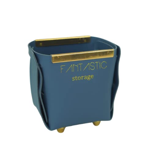  [AUSTRALIA] - Pencil Holder Stationery Box Storing and organizing Office Supplies Desk Accessories & workspace Organizers(Blue)