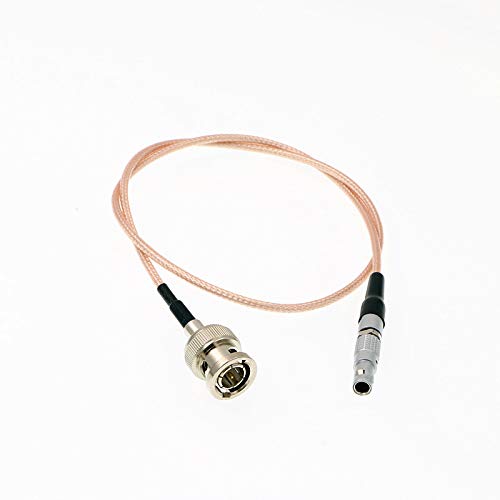  [AUSTRALIA] - Uonecn Timecode Audio Cable 4 pin Male Nor1438 to BNC Plug for Red Epic Scarlet