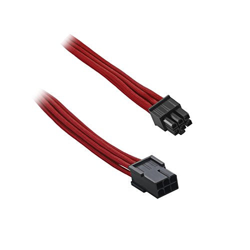 CableMod Classic ModFlex Sleeved 6-pin PCI-e Extension (Red, 45cm) Red - LeoForward Australia