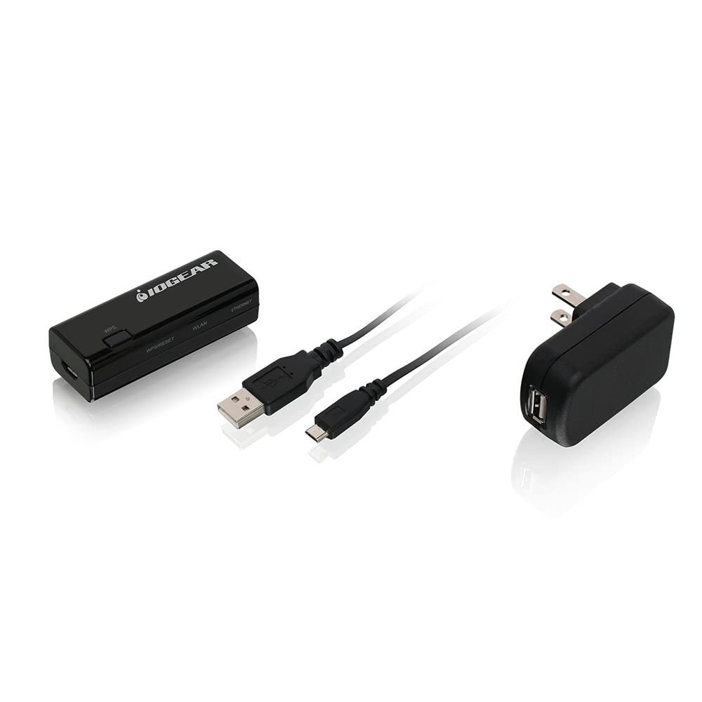  [AUSTRALIA] - IOGEAR Universal Ethernet to Wi-Fi N Adapter - Speeds of up to 300Mbps on 2.4GHz - Push-button Wi-Fi Protected Setup (WPS) - Supports WEP, WPA, WPA2, TKIP and AES encryption - GWU637