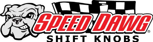  [AUSTRALIA] - Speed Dawg SK501NL-RR-5RDR  Black/Red Rally Stripe 5-Speed Pattern Shift Knob