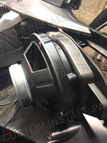  [AUSTRALIA] - Custom Install Parts 5.25 to 6.5 Motorcycle Speaker Adapter Pair Rings Fitted for Victory XC Cross Country 2007 2008 2009 2010 2011 2012 2013 2014 2015