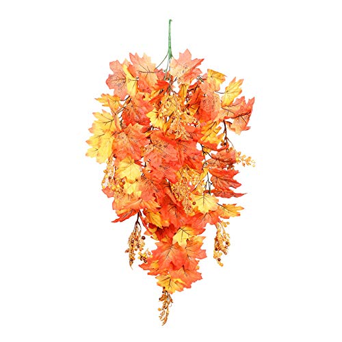  [AUSTRALIA] - Fall Swag for Front Door Autumn Swag Thanksgiving Swag Door Decorations Autumn Swag Decor Fall Door Swag for Thanksgiving Decorations Style 1