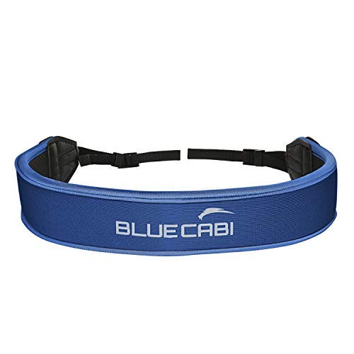  [AUSTRALIA] - BlueCabi Neoprene Neck Strap for Cameras and Binoculars - Anti-Slip Neck Strap Blue
