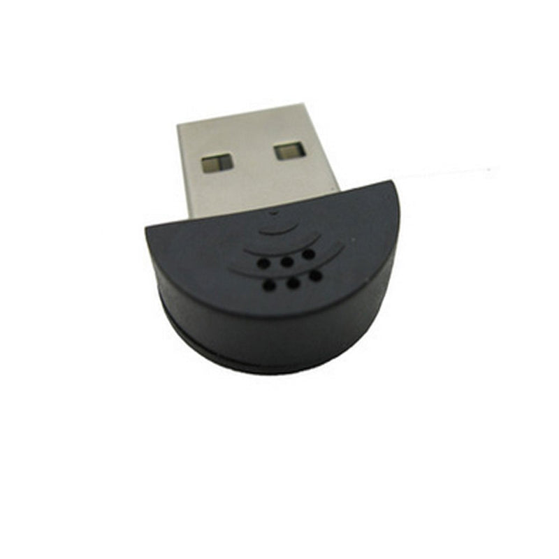  [AUSTRALIA] - KISEER 2 Pcs USB 2.0 Mini Microphone, Laptop/Desktop PC Plug and Play for Skype, MSN, Yahoo Recording, YouTube, Google Voice Search and Games