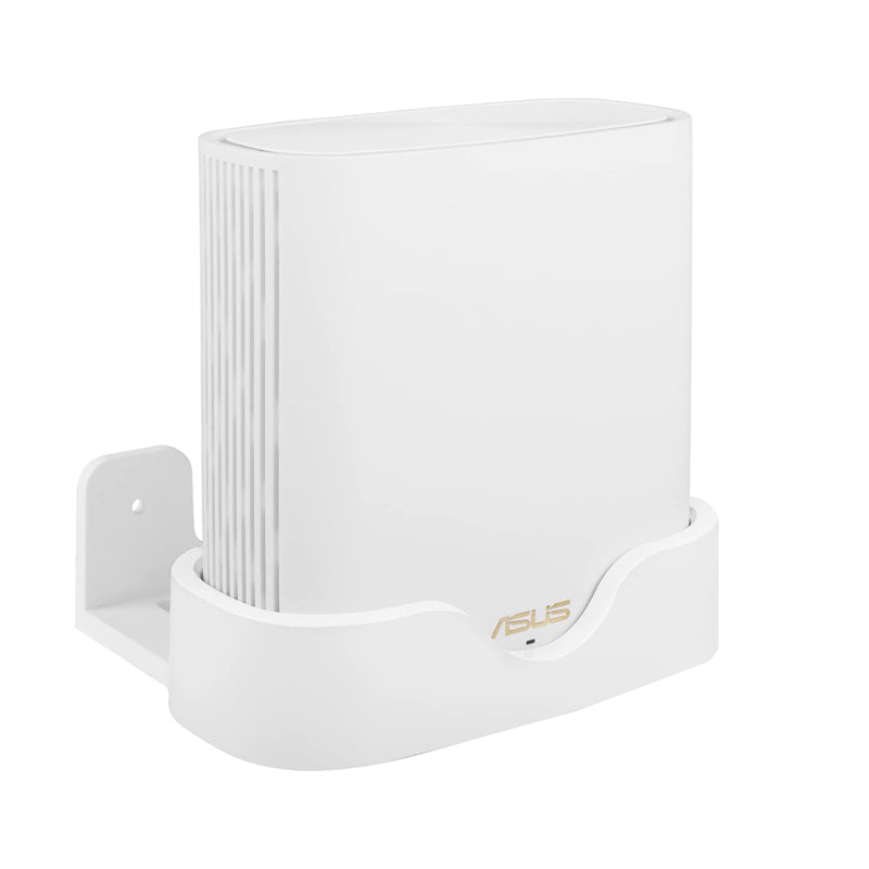  [AUSTRALIA] - Wall Mount Holder for ASUS ZenWiFi Whole-Home Dual-Band Mesh WiFi 6 System XD6 (AX5400), Simple and Sturdy Wall Mount Holder Stand Bracket by HOLACA (White 1pack) White 1pack