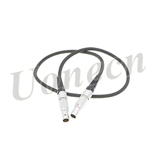  [AUSTRALIA] - Uonecn Power Cable for Teradek Bond for ARRI Alexa Camera 2 pin Male to Male Flexible Soft Cord 60cm