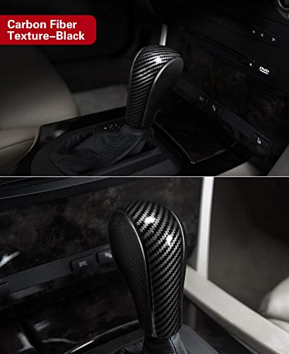 GZXinWei Car Styling Auto Accessories Interior Abs Gear Shift Cover Decoration Sticker,B Black - LeoForward Australia