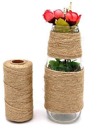  [AUSTRALIA] - 328 Feet Natural Jute Twine Craft Twine Best Industrial Packing Materials Heavy Duty Natural Twine Christmas Twine Durable Packing String 1Pcs/328 Feet