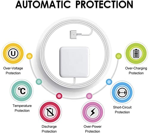  [AUSTRALIA] - Universal Charger,Replacement for Mac Book Pro 13 Inch Retina Display AC 60W T-Tip Connector Power Adapter