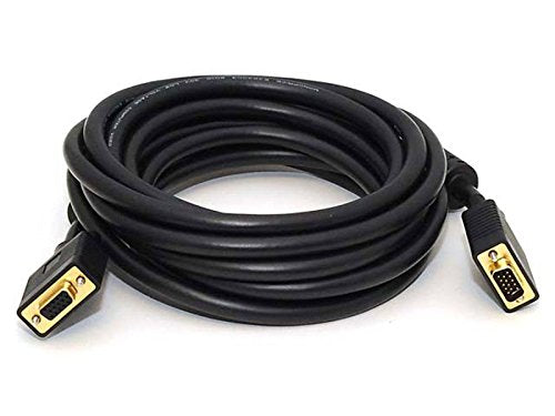  [AUSTRALIA] - C&E 6 Feet, VGA Male to Female, Extension Cable with Ferrites Black, CNE62140 Single Pack