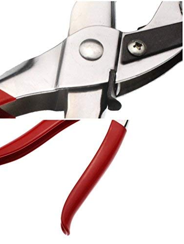  [AUSTRALIA] - BlueSunshine Heavy Duty Leather Hole Punch Toolfor Belts, Watch Bands, Dog Collars, Saddles, Fabric, DIY Home or Craft Projects. – Revolving For Quick Size Adjustment Plier – 6 Sizes Puncher