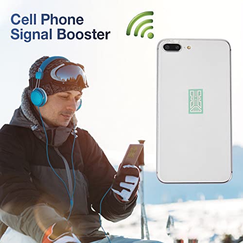  [AUSTRALIA] - Phone Signal Enhancement,5Pcs Antenna Booster Compact Improve Signal Antenna Booster Sticker Tool for Outdoor Camping,Support Two‑Way Radios, PDAs, Walkie Talkies, Buzzers