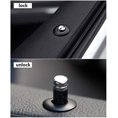 Carbon Fiber Door Lock Pin Stick Cap Bolt Cover for BMW E46 E39 E60 E90 E36 F30 F10 E53 E34 E30 E70 X3 X4 X5 X6 M3 M5 - LeoForward Australia