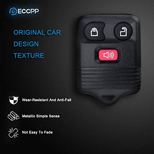  [AUSTRALIA] - ECCPP Replacement fit for 3 Buttons Keyless Entry Remote Key Fob Control Clicker Transmitter 98-14 Ranger Mazda Lincoln Ford Mercury Series CWTWB1U345 (1x) X 1pc