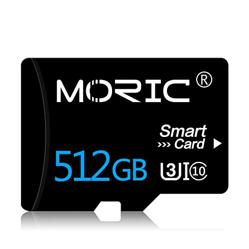  [AUSTRALIA] - 512GB Micro SD Card with Adapter High Speed TF Card Class 10 for Smartphone,Action Cam,Dash Cam,Surveillance,Drone